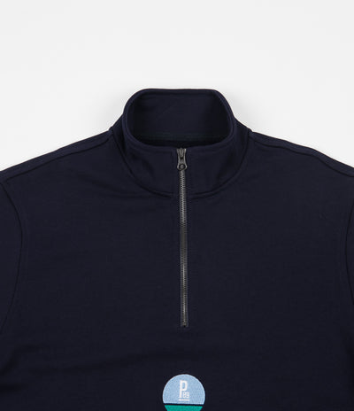 Parlez Held 1/4 Zip Sweatshirt - Navy