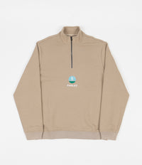 Parlez Held 1/4 Zip Sweatshirt - Sand