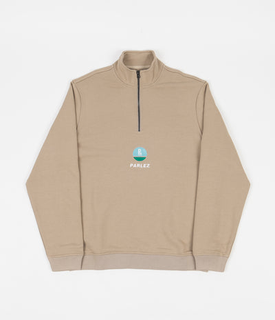 Parlez Held 1/4 Zip Sweatshirt - Sand