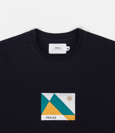 Parlez Horizon Organic T-Shirt - Navy