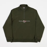 Parlez Jetty 1/4 Zip Sweatshirt - Khaki thumbnail