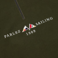 Parlez Jetty 1/4 Zip Sweatshirt - Khaki thumbnail