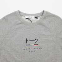 Parlez Kiku Crewneck Sweatshirt - Heather Grey thumbnail