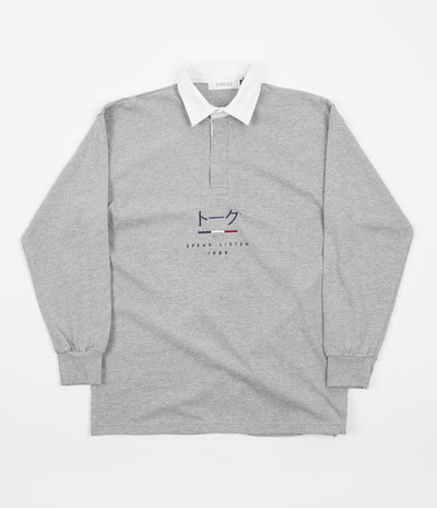 Parlez Kiku Rugby Shirt - Heather Grey