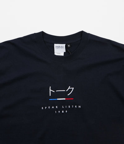 Parlez Kiku T-Shirt - Navy