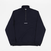 Parlez Ladsun 1/4 Zip Sweatshirt - Navy thumbnail