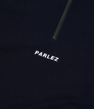 Parlez Ladsun 1/4 Zip Sweatshirt - Navy