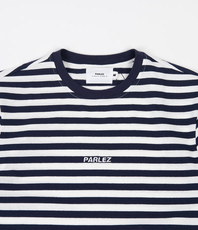 Parlez Ladsun Heavy Stripe T-Shirt - Navy