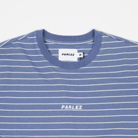 Parlez Ladsun Stripe T-Shirt - Dusty Blue thumbnail