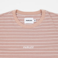 Parlez Ladsun Stripe T-Shirt - Dusty Pink thumbnail