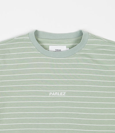 Parlez Ladsun Thin Stripe T-Shirt - Sage