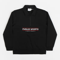 Parlez Moritz 1/4 Zip Sweatshirt - Black thumbnail
