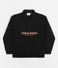 Parlez Moritz 1/4 Zip Sweatshirt - Black
