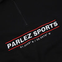 Parlez Moritz 1/4 Zip Sweatshirt - Black thumbnail