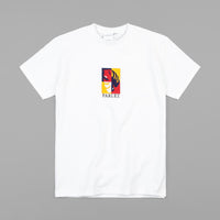 Parlez Oblique T-Shirt - White / Navy thumbnail