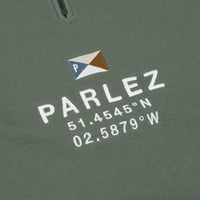 Parlez Prospect Quarter Zip Sweatshirt - Light Khaki thumbnail