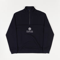Parlez Purcel 1/4 Zip Sweatshirt - Navy thumbnail