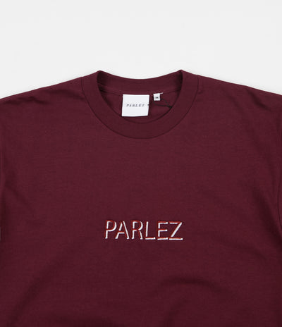 Parlez Shadow T-Shirt - Burgundy