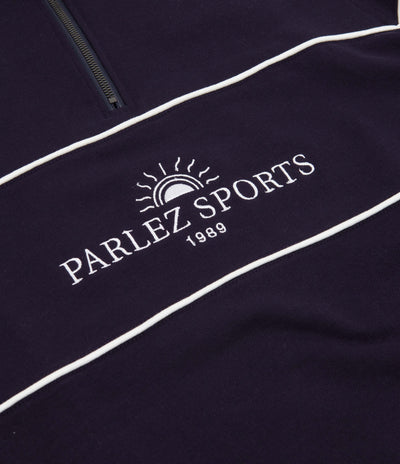 Parlez Signus 1/4 Zip Sweatshirt - Navy