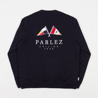Parlez Solent Crewneck Sweatshirt - Navy thumbnail