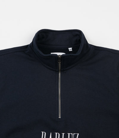 Parlez Spits 1/4 Zip Sweatshirt - Navy