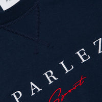 Parlez Sport Script Crewneck Sweatshirt - Navy thumbnail