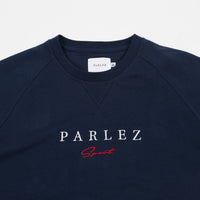 Parlez Sport Script Crewneck Sweatshirt - Navy thumbnail