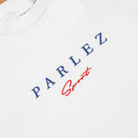 Parlez Sport Script Long Sleeve T-Shirt - White thumbnail