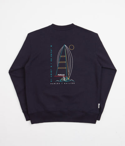 Parlez Swan Crewneck Sweatshirt - Navy