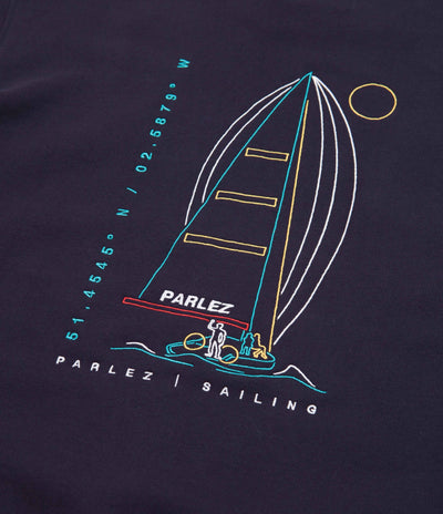 Parlez Swan Crewneck Sweatshirt - Navy