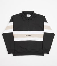 Parlez Tether 1/4 Zip Sweatshirt - Black