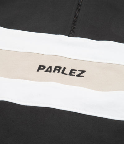 Parlez Tether 1/4 Zip Sweatshirt - Black