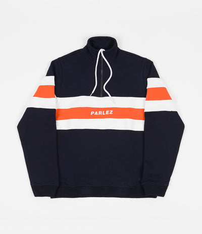 Parlez Tether 1/4 Zip Sweatshirt - Navy