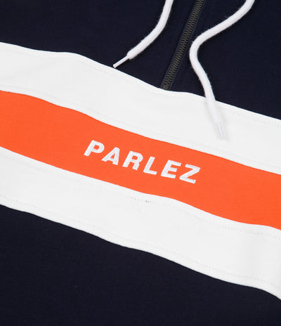 Parlez Tether 1/4 Zip Sweatshirt - Navy