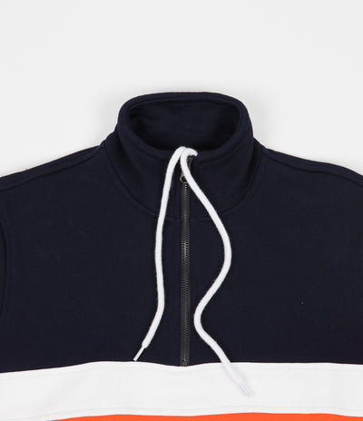 Parlez Tether 1/4 Zip Sweatshirt - Navy