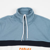 Parlez Tether 1/4 Zip Sweatshirt - Slate thumbnail
