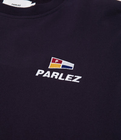 Parlez Tradewinds Crewneck Sweatshirt - Navy