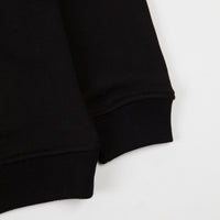 Parlez Trim 1/4 Zip Sweatshirt - Black thumbnail