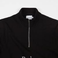 Parlez Trim 1/4 Zip Sweatshirt - Black thumbnail