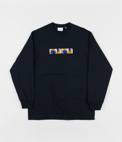 Parlez Wright Long Sleeve T-Shirt - Navy