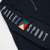 Parlez x Flatspot Resolute 1/4 Zip Sweatshirt - Navy thumbnail