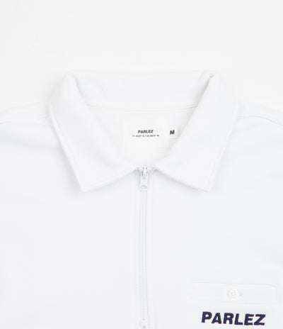 Parlez Yankee 1/4 Zip Sweatshirt - White