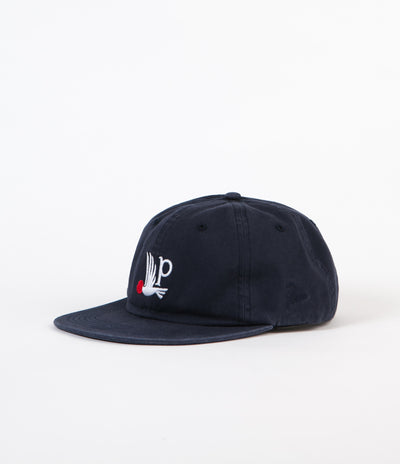 Parra Bird P 6 Panel Cap - Navy Blue
