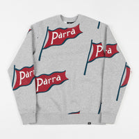 by Parra Flapping Flag Crewneck Sweatshirt - Heather Grey thumbnail