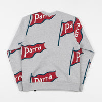 by Parra Flapping Flag Crewneck Sweatshirt - Heather Grey thumbnail