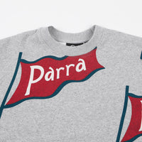 by Parra Flapping Flag Crewneck Sweatshirt - Heather Grey thumbnail