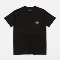 Pass Port Banner Pocket T-Shirt  - Black thumbnail