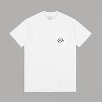 Pass Port Banner Pocket T-Shirt  - White thumbnail