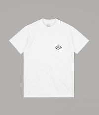 Pass Port Banner Pocket T-Shirt  - White