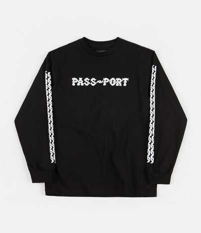 Pass Port Barbs Long Sleeve T-Shirt - Black
